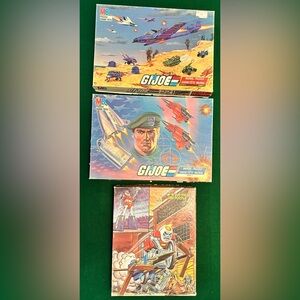 Vintage GI-Joe and GoBots Puzzle Lot